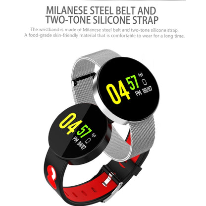 Z8 0.96 inches TFT Color Screen Smart Bracelet IP67 Waterproof, Silicone Watchband, Support Call Reminder /Heart Rate Monitoring /Sleep Monitoring /Sedentary Reminder /Blood Pressure Monitoring(Black Red) - Smart Wear by buy2fix | Online Shopping UK | buy2fix