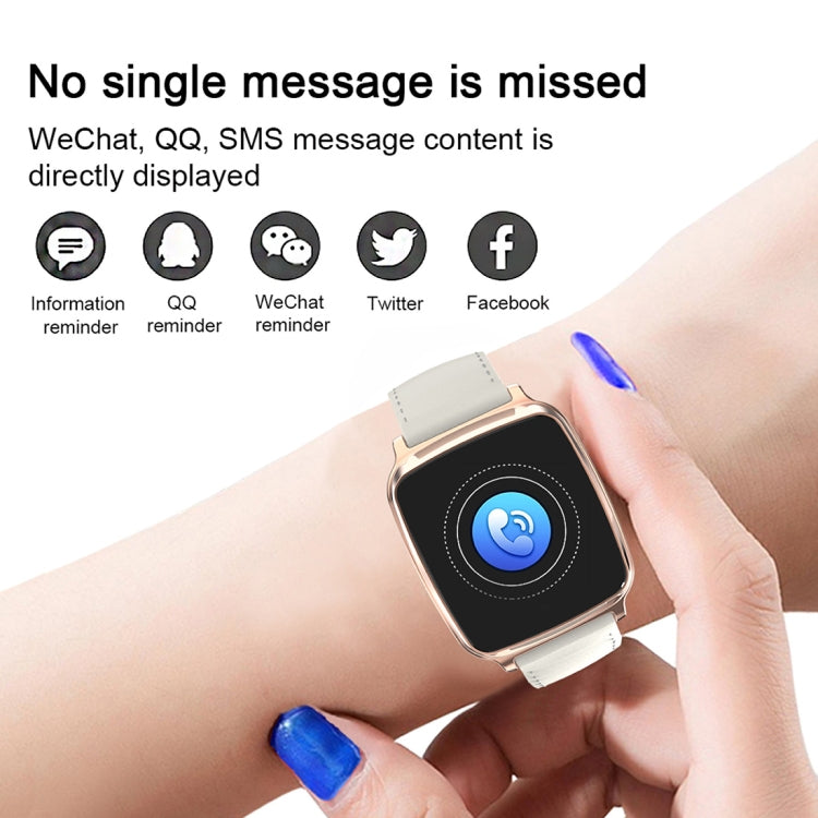 M8 1.3 inch IPS Color Screen Smart Bracelet IP67 Waterproof, Support Step Counting / Call Reminder / Heart Rate Monitoring / Sleep Monitoring (Gold) - Smart Wear by buy2fix | Online Shopping UK | buy2fix