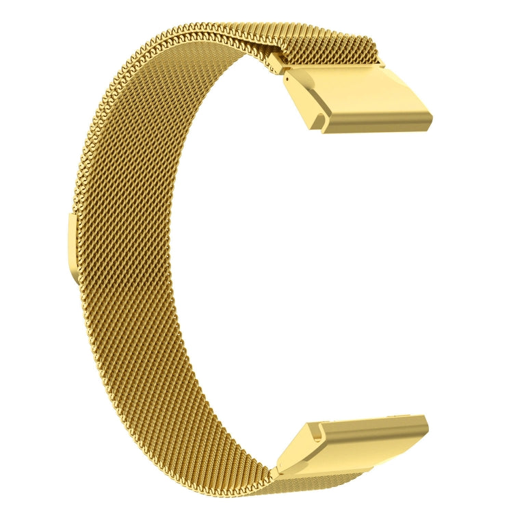 For Garmin Fenix 6S Milanese Watch Band(Gold) by buy2fix