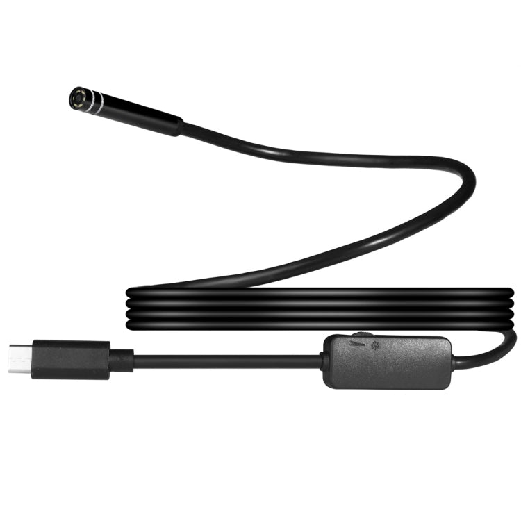 AN97 USB-C / Type-C Endoscope Waterproof IP67 Tube Inspection Camera with 8 LED & USB Adapter, Length: 1m, Lens Diameter: 7mm -  by buy2fix | Online Shopping UK | buy2fix