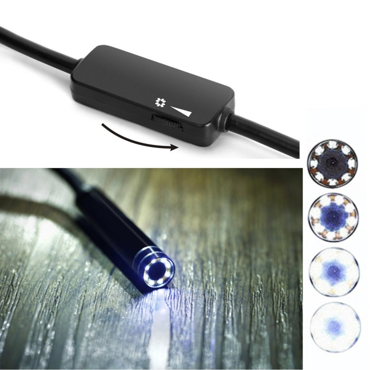 AN97 USB-C / Type-C Endoscope Waterproof IP67 Tube Inspection Camera with 8 LED & USB Adapter, Length: 1m, Lens Diameter: 7mm -  by buy2fix | Online Shopping UK | buy2fix