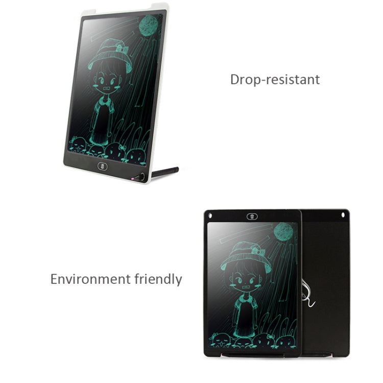 Portable 12 inch LCD Writing Tablet Drawing Graffiti Electronic Handwriting Pad Message Graphics Board Draft Paper with Writing Pen(Green) - Consumer Electronics by buy2fix | Online Shopping UK | buy2fix