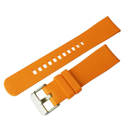 Vertical Grain Watch Band for Galaxy Watch 46mm(Orange) by buy2fix