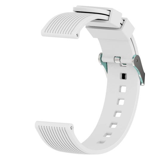 Vertical Grain Watch Band for Galaxy Watch 42mm(White) by buy2fix