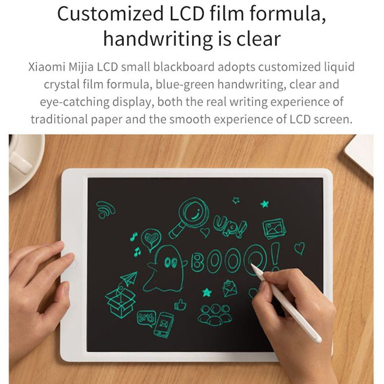 Original Xiaomi Mijia 10 inch LCD Digital Graphics Board Electronic Handwriting Tablet with Pen(White) - Consumer Electronics by Xiaomi | Online Shopping UK | buy2fix