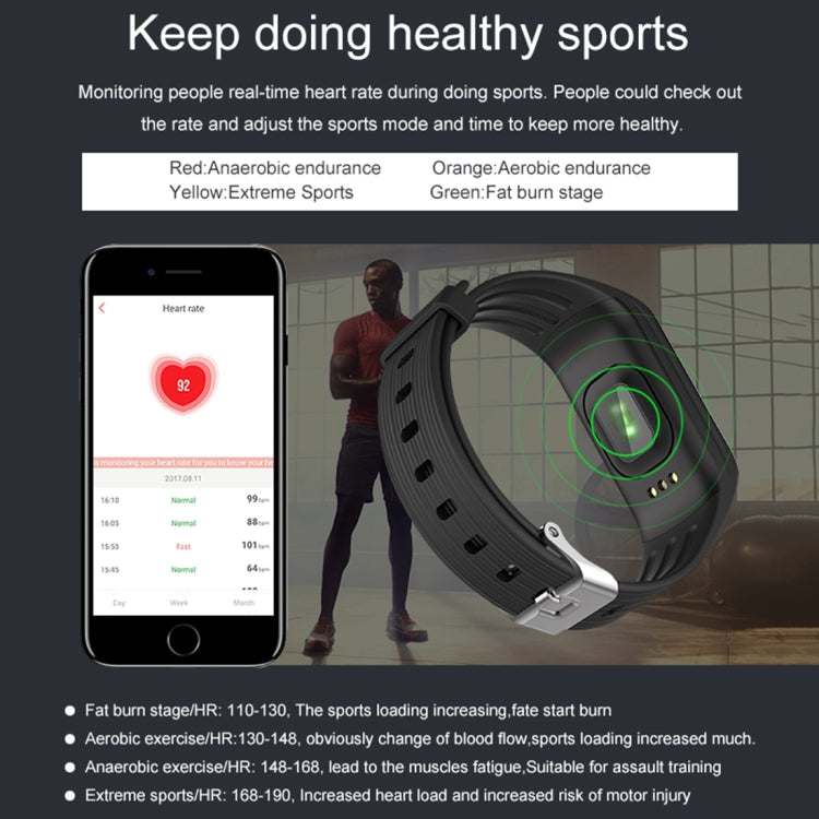 TLW B3 Fitness Tracker 0.66 inch OLED Screen Wristband Smart Bracelet, IP67 Waterproof, Support Sports Mode / Continuous Heart Rate Monitor / Sleep Monitor / Information Reminder(Red) - Smart Wear by buy2fix | Online Shopping UK | buy2fix