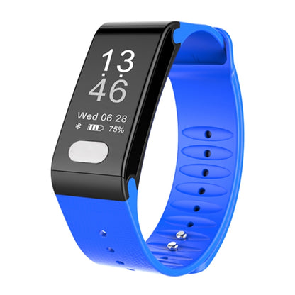 TLW T6 Fitness Tracker 0.96 inch OLED Display Wristband Smart Bracelet, Support Sports Mode / ECG / Heart Rate Monitor / Blood Pressure / Sleep Monitor (Blue) - Smart Wear by buy2fix | Online Shopping UK | buy2fix