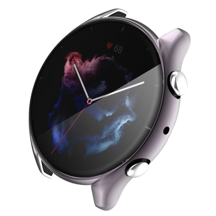 For Amazfit GTR 3 / GTR 3 Pro Full Coverage TPU Electroplating Watch Case(Grey) by buy2fix