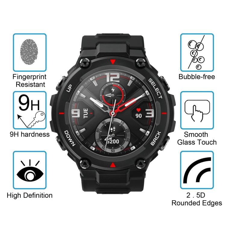 For Huami Amazfit T-Rex 0.26mm 2.5D 9H Tempered Glass Film Screen Protector by buy2fix