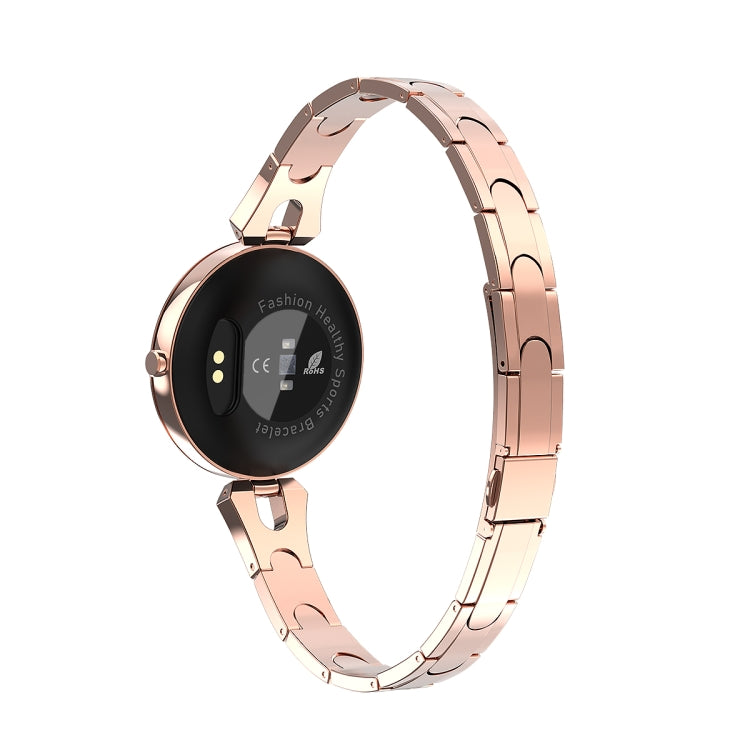 AK15 Fashion Smart Female Bracelet, 1.08 inch Color LCD Screen, IP67 Waterproof, Support Heart Rate Monitoring / Sleep Monitoring / Remote Photography (Rose Gold) - Smart Wear by buy2fix | Online Shopping UK | buy2fix