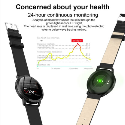 CF18 1.22 inch Color Screen IPX67 Waterproof Bluetooth Smartwatch, Support Call Reminder/ Heart Rate Monitoring /Blood Pressure Monitoring/ Sleep Monitoring (Black) - Smart Wear by buy2fix | Online Shopping UK | buy2fix