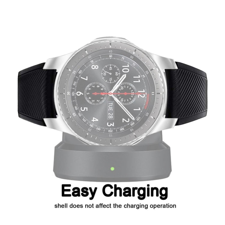 TPU Plated Shockproof Case for Samsung Gear S3 Frontier Smartwatch 46mm(Silver Grey) by buy2fix