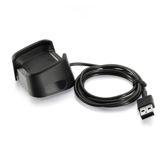 Replacement USB Charger Charging Cable Dock Adapter for Fitbit Versa Smartwatch, Cable Length: 1m(Black) by buy2fix