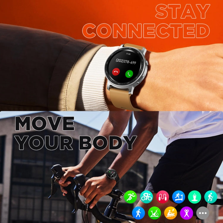 Zeblaze GTR2 1.28 inch Color Touch Screen Bluetooth 5.0 IP68 Waterproof Smart Watch, Support Sleep Monitor / Heart Rate Monitor / Blood Pressure Monitoring(Gold) - Smart Wear by Zeblaze | Online Shopping UK | buy2fix