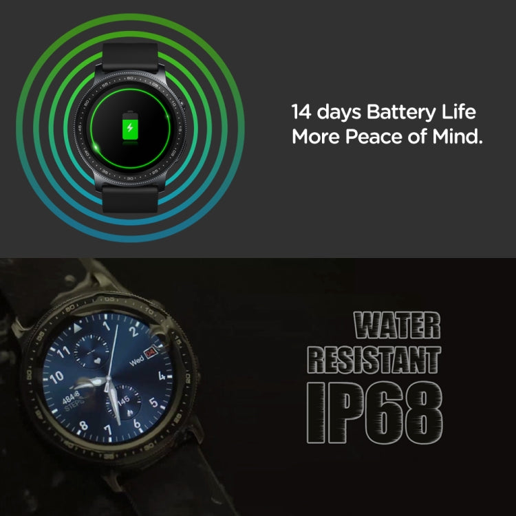 Zeblaze GTR2 1.28 inch Color Touch Screen Bluetooth 5.0 IP68 Waterproof Smart Watch, Support Sleep Monitor / Heart Rate Monitor / Blood Pressure Monitoring(Gold) - Smart Wear by Zeblaze | Online Shopping UK | buy2fix