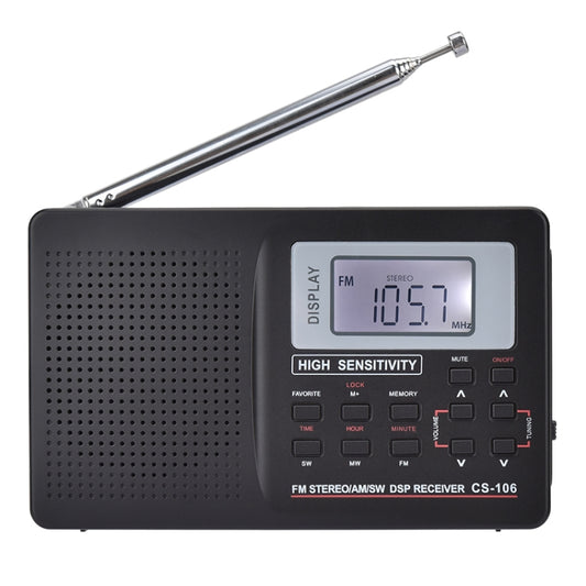 CS-106 9KHZ Multifunctional Full Band Digital Demodulation Stereo Radio Receiver - Consumer Electronics by buy2fix | Online Shopping UK | buy2fix