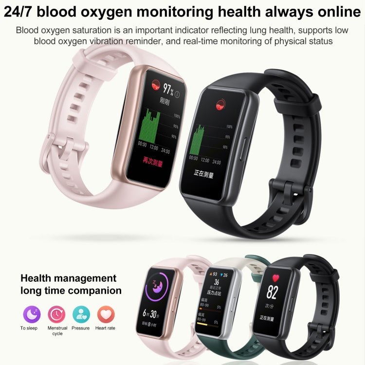 Honor Band 7 NFC, 1.47 inch AMOLED Screen, Support Heart Rate / Blood Oxygen / Sleep Monitoring(Pink) - Wearable Devices by Huawei | Online Shopping UK | buy2fix