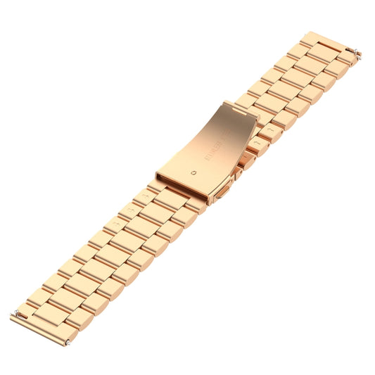 18mm Steel Wrist Strap Watch Band for Fossil Female Sport / Charter HR / Gen 4 Q Venture HR (Rose Gold) by buy2fix