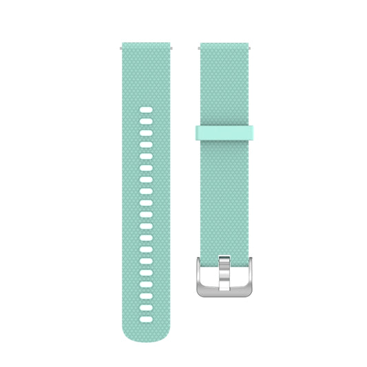 18mm Texture Silicone Wrist Strap Watch Band for Fossil Female Sport / Charter HR / Gen 4 Q Venture HR (Green) by buy2fix