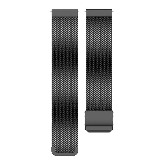22mm Metal Mesh Wrist Strap Watch Band for Fossil Gen 5 Carlyle / Gen 5 Julianna / Gen 5 Garrett / Gen 5 Carlyle HR (Black) by buy2fix