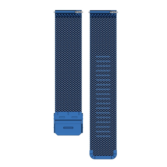 22mm Metal Mesh Wrist Strap Watch Band for Fossil Gen 5 Carlyle / Gen 5 Julianna / Gen 5 Garrett / Gen 5 Carlyle HR (Dark Blue) by buy2fix