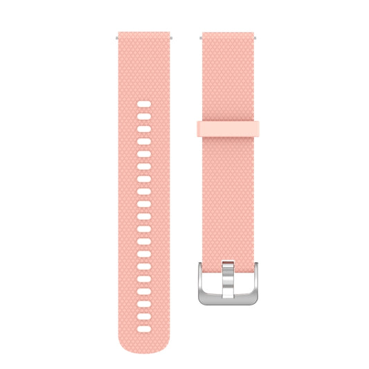22mm Texture Silicone Wrist Strap Watch Band for Fossil Gen 5 Carlyle, Gen 5 Julianna, Gen 5 Garrett, Gen 5 Carlyle HR(Pink) by buy2fix