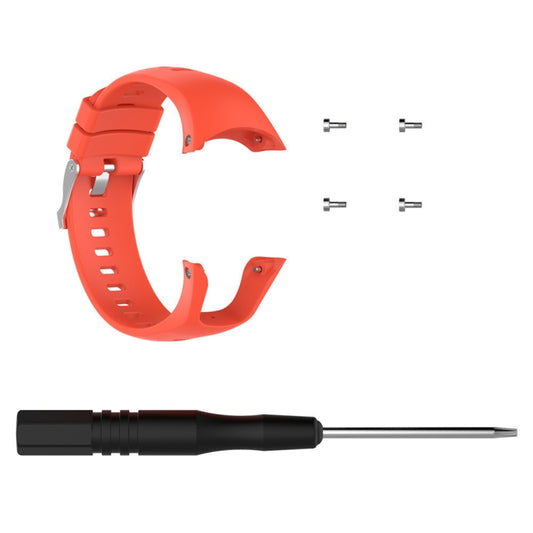 Silicone Watch Band for SUUNTO Trainer Wrist HR(Orange) by buy2fix