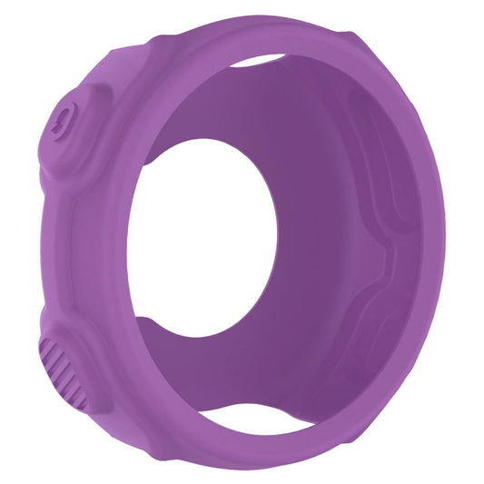 Solid Color Silicone Watch Protective Case for Garmin F235 / F750(Purple) by ENKAY