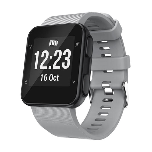 Silicone Sport Watch Band for Garmin Forerunner 35(Grey) by buy2fix