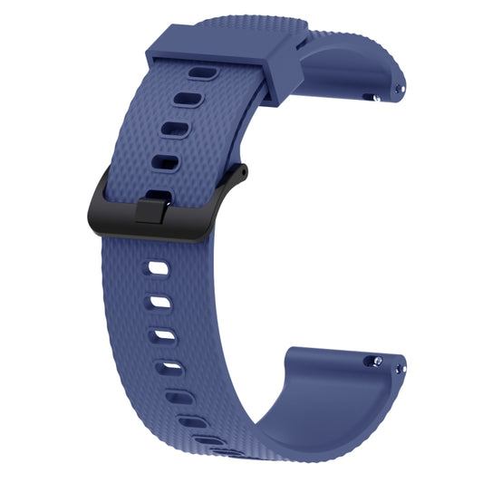 Silicone Sport Watch Band for Garmin Vivoactive 3 20mm(Dark Blue) by buy2fix