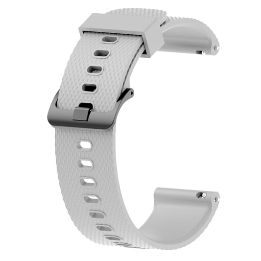 Silicone Sport Watch Band for Garmin Vivoactive 3 20mm(Grey) by buy2fix