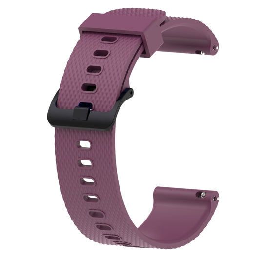 Silicone Sport Watch Band for Garmin Vivoactive 3 20mm(Purple) by buy2fix