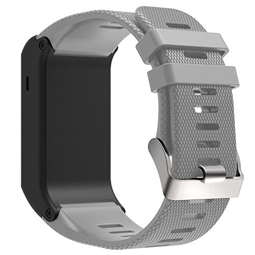 Silicone Sport Watch Band for Garmin Vivoactive HR(Grey)