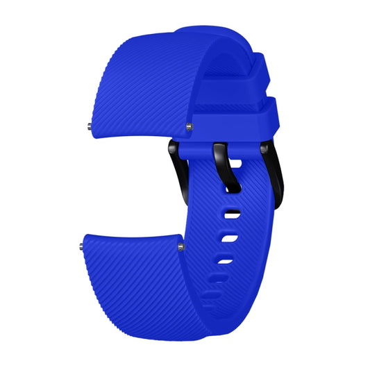 Crazy Horse Texture Silicone Watch Band for Huami Amazfit Bip Lite Version 20mm(Blue) by buy2fix
