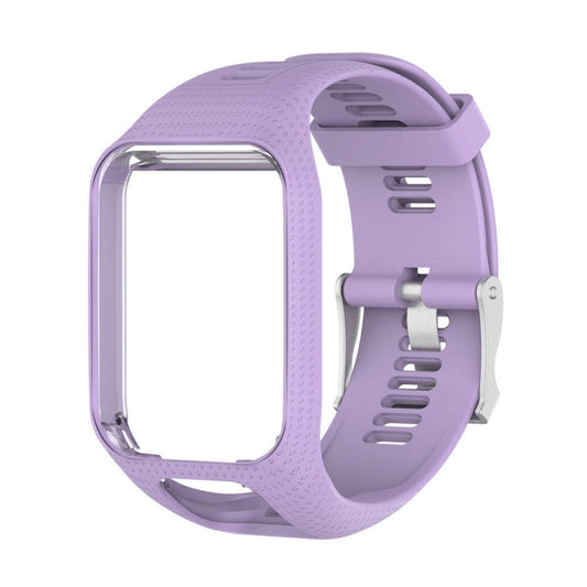 Silicone Sport Watch Band for Tomtom Runner 2/3 Series (Purple) by buy2fix