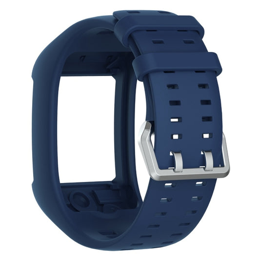 Silicone Sport Watch Band for POLAR M600(Dark Blue) by buy2fix