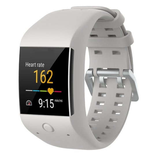 Silicone Sport Watch Band for POLAR M600(Light Grey)