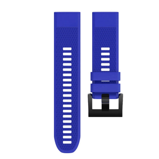 Quick Removable Silicone Watch Band for Fenix 5 22mm(Blue) by buy2fix