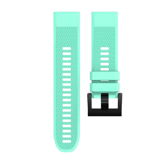 Quick Removable Silicone Watch Band for Fenix 5 22mm(Mint Green) by buy2fix