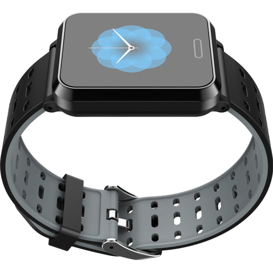 P2 1.3 inch IPS Color Screen IP67 Waterproof Smart Watch Wristband,Support Message Reminder / Heart Rate Monitor / Blood Oxygen Monitoring / Blood Pressure Monitoring/ Sleeping Monitoring(Black Grey) by buy2fix