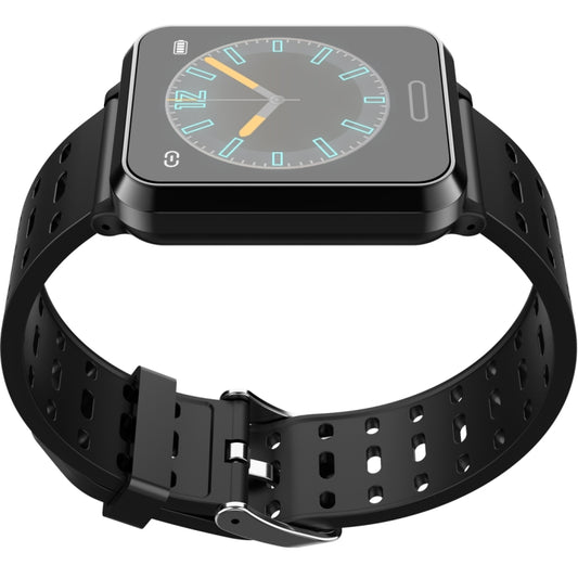 P2 1.3 inch IPS Color Screen IP67 Waterproof Smart Watch Wristband,Support Message Reminder / Heart Rate Monitor / Blood Oxygen Monitoring / Blood Pressure Monitoring/ Sleeping Monitoring(Black) by buy2fix