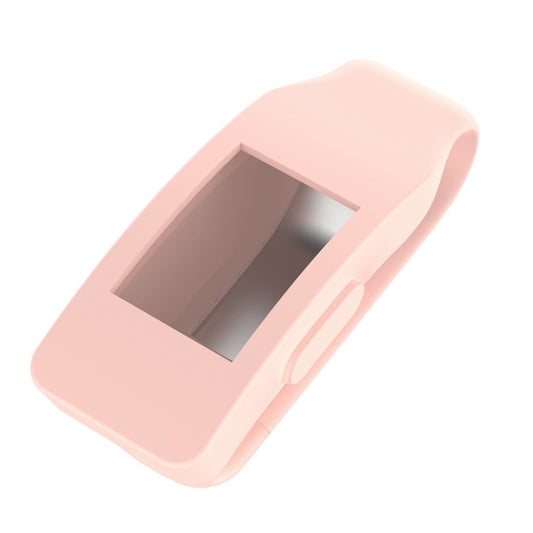 Smart Watch Silicone Clip Button Protective Case for Fitbit Inspire / Inspire HR / Ace 2(Pink) by buy2fix