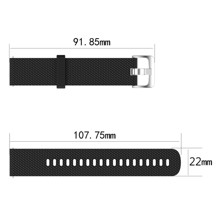 Smart Watch Silicone Watch Band for POLAR Vantage M 22mm(Dark Blue) by buy2fix