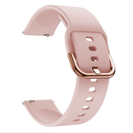 Smart Watch Electroplated Buckle Watch Band for Galaxy Watch Active(Pink) by buy2fix