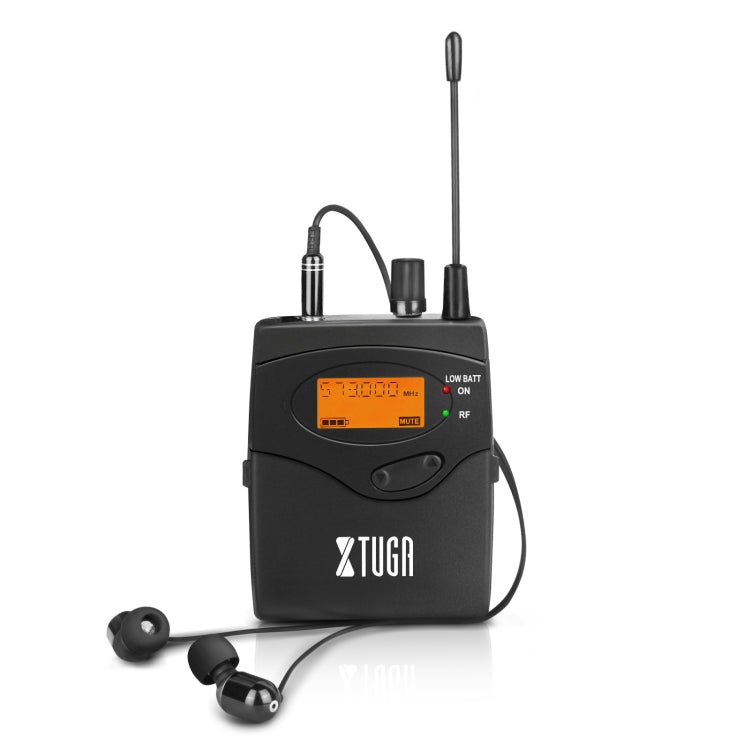 XTUGA IEM1200 Wireless Receiver Bodypack Stage Singer Ear Monitor System by XTUGA
