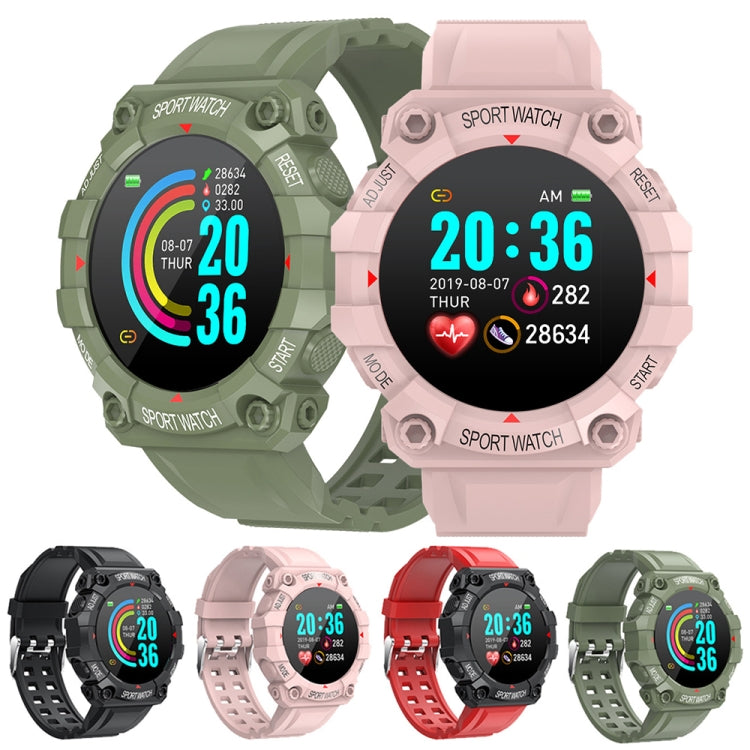 FD68 1.3 inch Color Round Screen Sport Smart Watch, Support Heart Rate / Multi-Sports Mode(Pink) - Smart Wear by buy2fix | Online Shopping UK | buy2fix