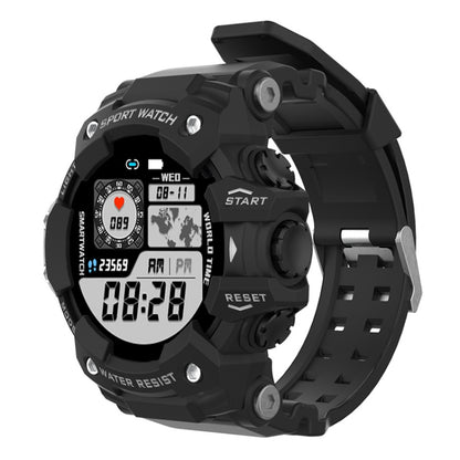 LC11 1.28 inch TFT Screen Outdoor Sports Smart Watch, IP68 Waterproof Support Heart Rate & Blood Pressure Monitoring (Black) - Smart Wear by buy2fix | Online Shopping UK | buy2fix
