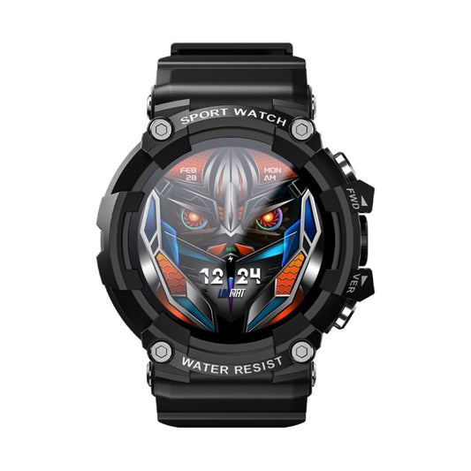 LOKMAT ATTACK 3 1.28 inch TFT Screen Sports Fitness Smart Watch, Support Bluetooth Call(Black) by Lokmat