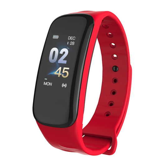 TLW B1 Plus Fitness Tracker 0.96 inch Color Screen Bluetooth 4.0 Wristband Smart Bracelet, IP67 Waterproof, Support Sports Mode / Heart Rate Monitor / Sleep Monitor / Information Reminder (Red) by buy2fix