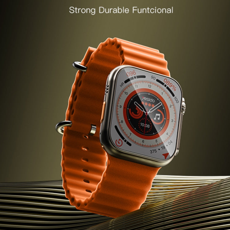 Yesido IO19 2 inch IPS Screen IP68 Waterproof Smart Watch, Support Blood Pressure Monitoring / ECG (Orange) - Smart Watches by Yesido | Online Shopping UK | buy2fix